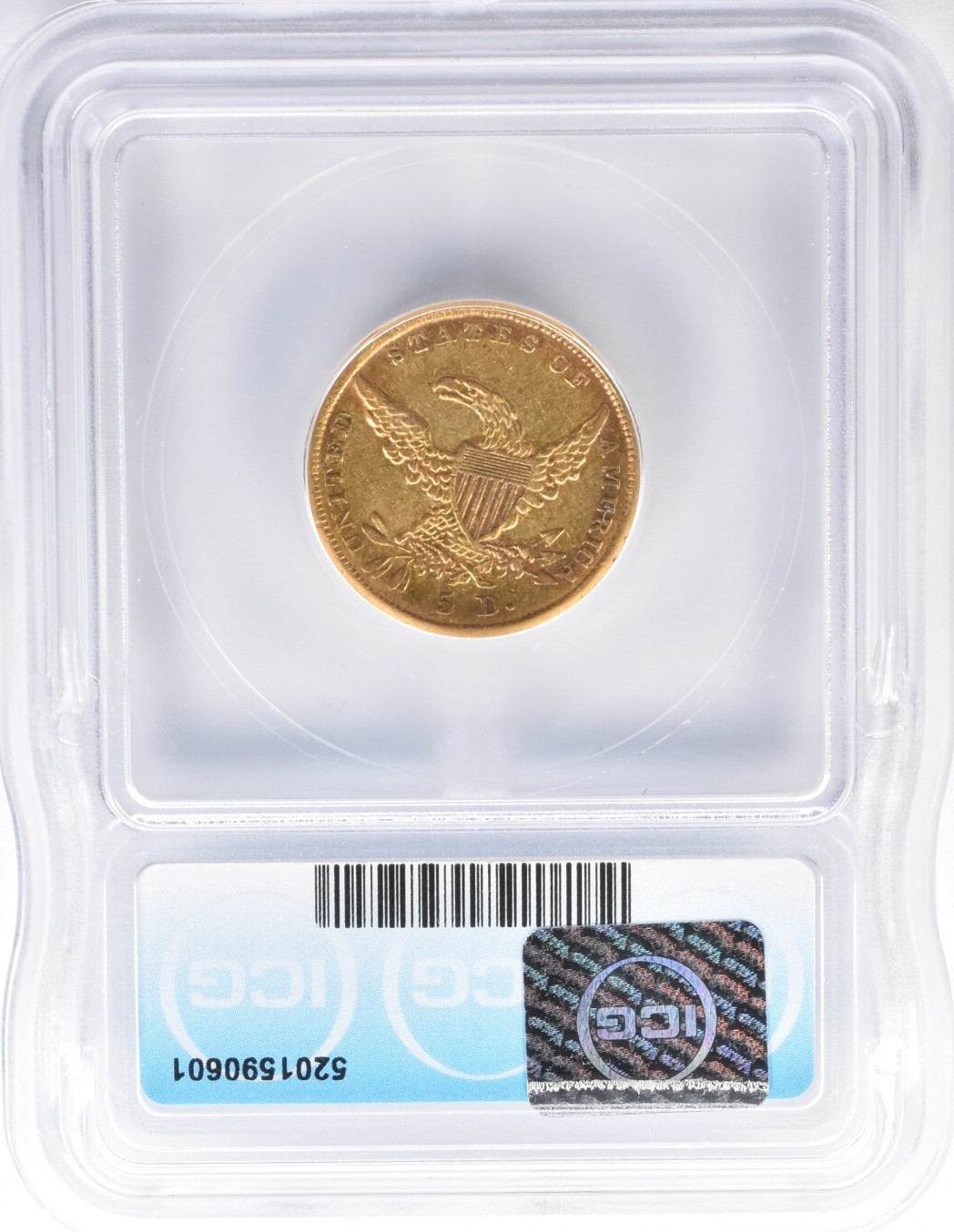 1838-D-$5-Classic-Head-First-Year-Dahlonega-Mint-Half-Eagle
